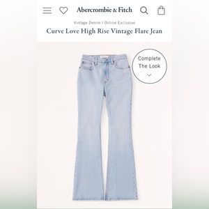 Curve Love High Rise Vintage Flare Jean